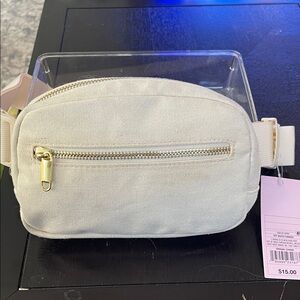 Target Wild Fable Stylish Cream Belt Bag NWT